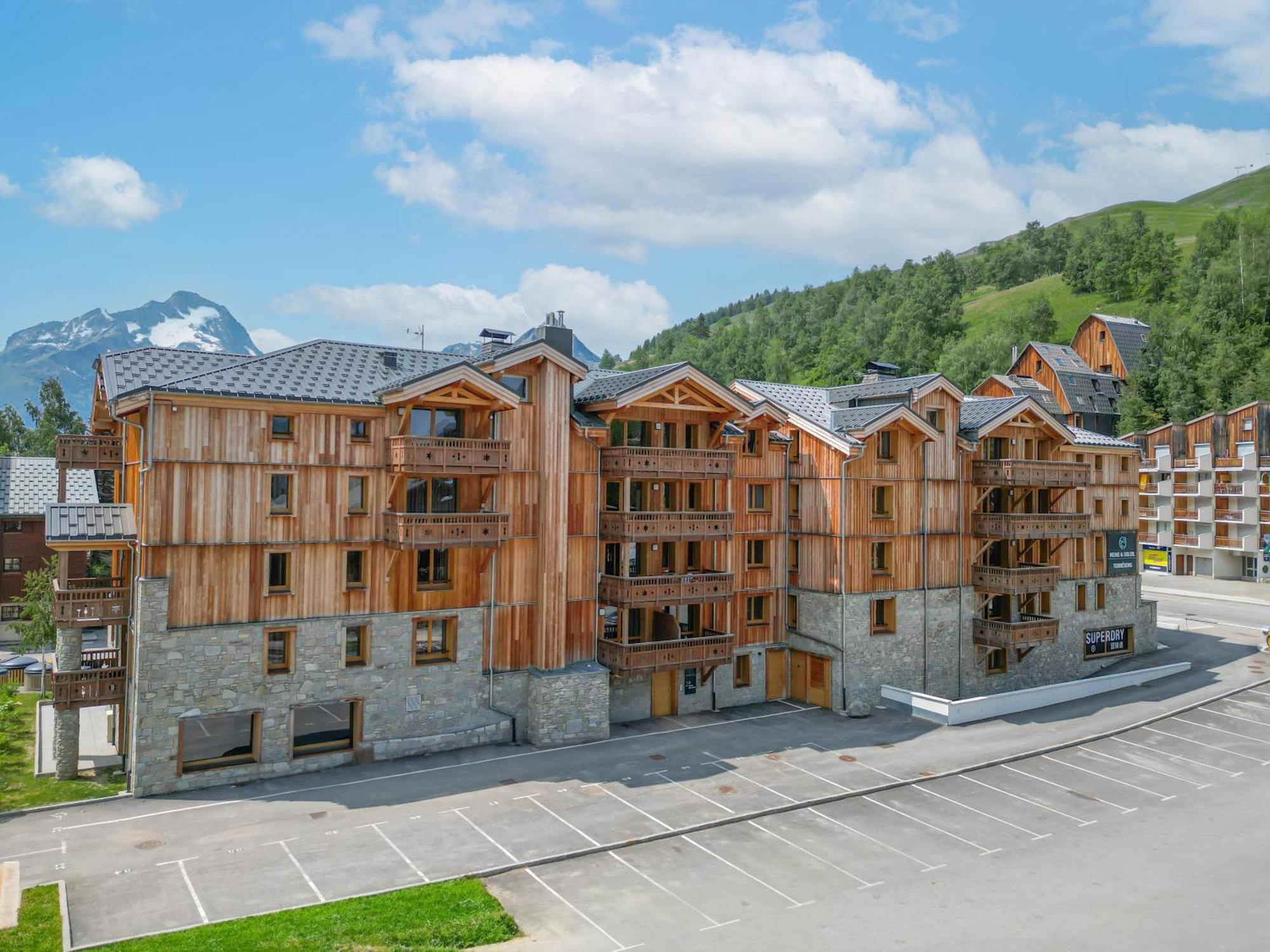 Апарт отель Terresens - Neige Et Soleil Ле дез Альп Экстерьер фото
